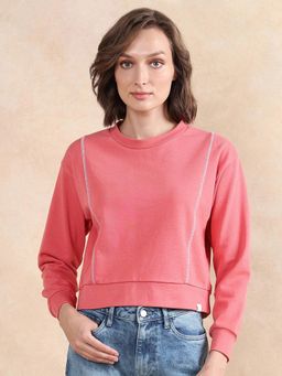 RAREISM - Moye Pink Relaxed Sweatshirt