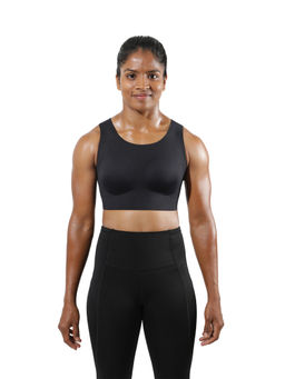 Blissclub - Power Up Sports Bra for 3D Support and 3X More Bounce Control - Black