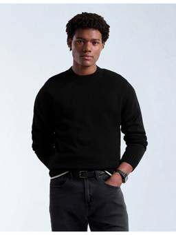 Flying Machine - Men's Solid Regular Fit Sweater