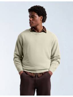 Flying Machine - Men's Solid Regular Fit Sweater