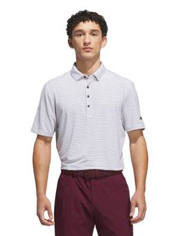 adidas - Men 3-Stripes Rugby Long sleeve Golf Polo T-Shirt