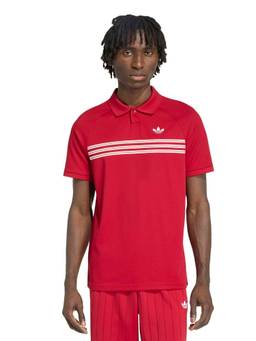 adidas Originals - Men Code chaos Short Sleeve Mock Neck Polo T-Shirts