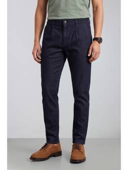 Peter England - Men Indigo Overdyed Contemporary Fit Jeans