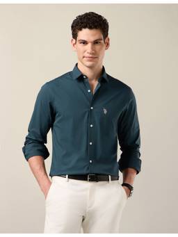 U.S. POLO ASSN. - Men's Solid Tailored Fit Shirt