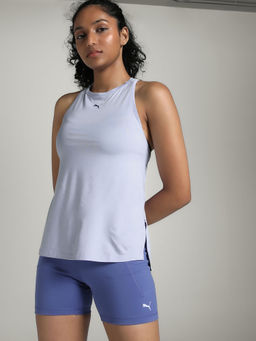 Puma - Cloudspun Racerback Women Blue Training Tank Top