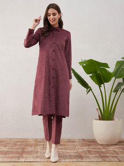 STADO - Maroon Co-Ord Set