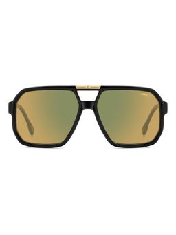 CARRERA - Yellow Lens Square Black Full-Rim UV Protection Sunglasses (60)