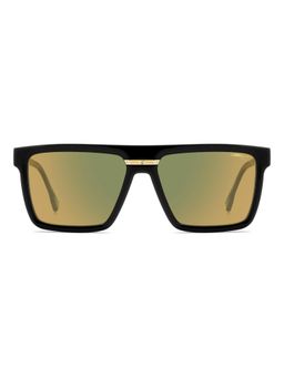 CARRERA - Yellow Lens Rectangle Black Full-Rim UV Protection Sunglasses (58)