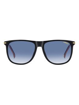 CARRERA - Blue Lens Round Black Full-Rim UV Protection Sunglasses (57)