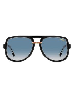 CARRERA - Blue Lens Square Black Full-Rim UV Protection Sunglasses (59)