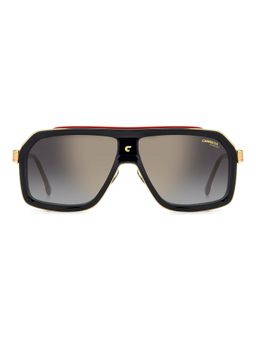 CARRERA - Grey Lens Rectangle Black Full-Rim UV Protection Sunglasses (60)