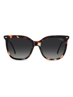 CARRERA - Grey Lens Rectangle Havana Full-Rim UV Protection Sunglasses (57)