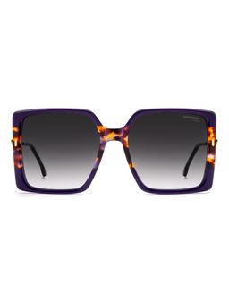 CARRERA - Grey Lens Square Violet Full-Rim UV Protection Sunglasses (57)