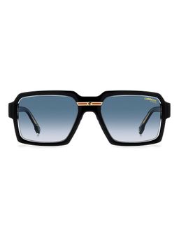 CARRERA - Blue Lens Rectangle Black Full-Rim UV Protection Sunglasses (55)