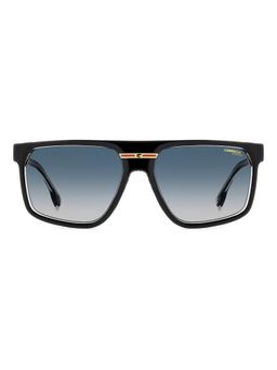 CARRERA - Blue Lens Square Black Full-Rim UV Protection Sunglasses (60)