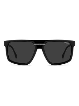 CARRERA - Grey Lens Square Black Full-Rim UV Protection Sunglasses (60)