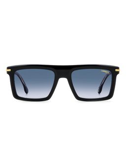 CARRERA - Blue Lens Rectangle Black Full-Rim UV Protection Sunglasses (54)