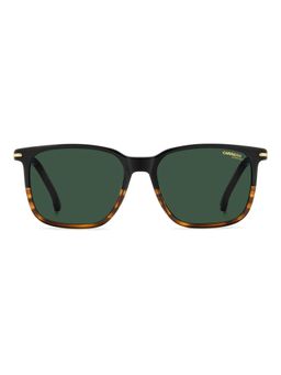 CARRERA - Green Lens Rectangle Black Full-Rim UV Protection Sunglasses (55)