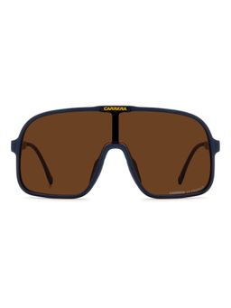 CARRERA - Brown Lens Wraparound Blue Full-Rim UV Protection Sunglasses (99)