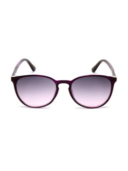 Mespee - Blue Oval Full Plastic Stylish UV Protected Sunglasses (55)