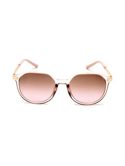 Mespee - Gold Square Full Plastic Stylish UV Protected Sunglasses (54)