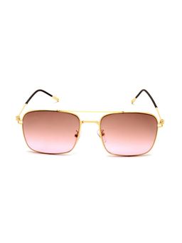 Mespee - Pink Full Rim Square Stylish UV Protected Sunglasses (56)