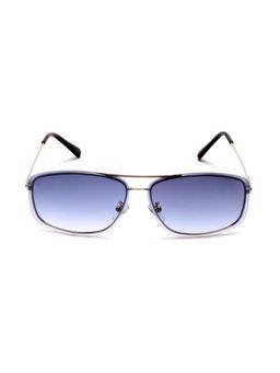 Mespee - Blue Rectangular Full Plastic Stylish UV Protected Sunglasses (65)
