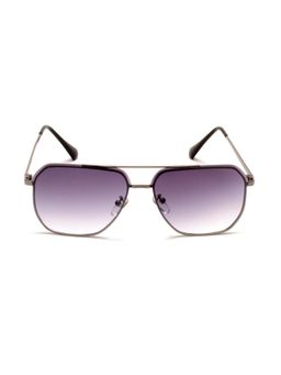 Mespee - Grey Full Rim Pilot Stylish UV Protected Sunglasses (62)
