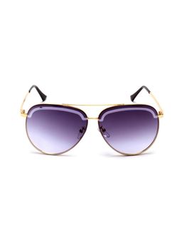 Mespee - Grey Full Rim Pilot Stylish UV Protected Sunglasses (65)