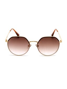 Mespee - Brown Full Rim Oval Stylish UV Protected Sunglasses (57)