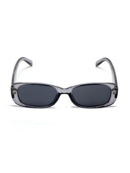 Mespee - Grey Rectangular Full Plastic Stylish UV Protected Sunglasses (53)