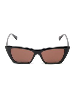 Mespee - Brown Cat Eye Full Plastic Stylish UV Protected Sunglasses (52)