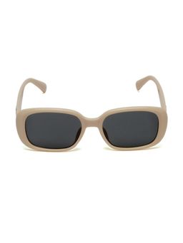 Mespee - Black Rectangular Full Plastic Stylish UV Protected Sunglasses (53)