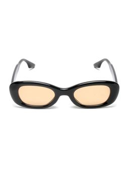 Mespee - Brown Oval Full Plastic Stylish UV Protected Sunglasses (49)