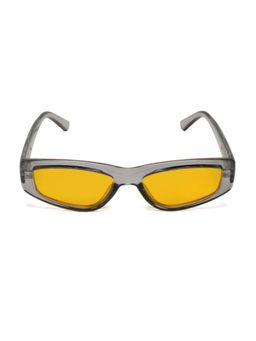 Mespee - Yellow Cat Eye Full Plastic Stylish UV Protected Sunglasses (54)