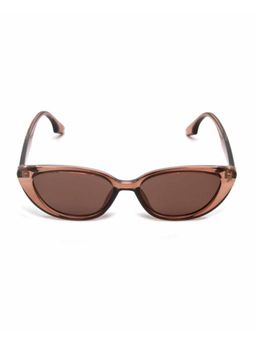 Mespee - Transparent Purple Cat Eye Full Plastic Stylish UV Protected Sunglasses (55)