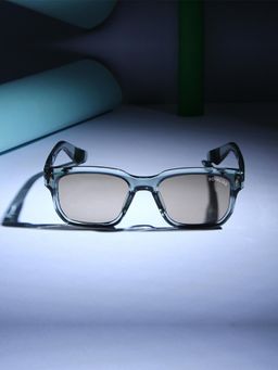 ROYALTAIL - Unisex Venosa Full Rim Rectangular Clear Sunglasses (50)
