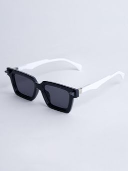 ROYALTAIL - Unisex Acetate White UV Protected Full Rim Retro Sunglasses (50)
