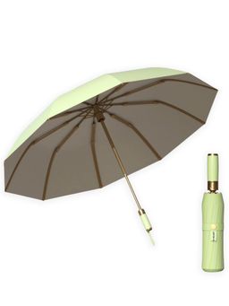 Little Surprise Box - Premium Olive 3 Fold Auto Closure Umbrella