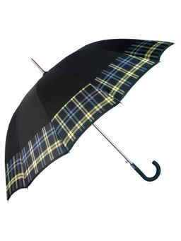 Little Surprise Box - Black Checks Large Canopy Size Umbrella