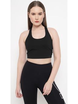 DKNY - Solid Color Sports Bra - Black