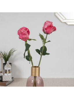 HomeTown - Faux Rose Flower in Pink Color