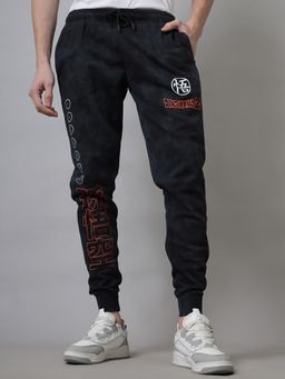Free Authority - Official Dragon Ball Z Anime Printed Cotton Blend Black Joggers