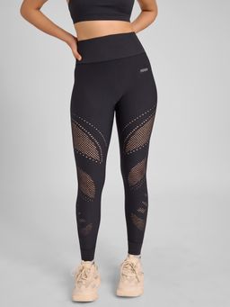 FEIER - Black Aura Mesh Leggings