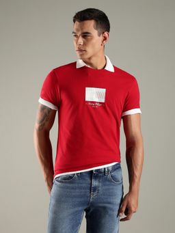 Tommy Hilfiger - Logo Regular Fit Cotton T-Shirt