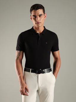 Tommy Hilfiger - Solid Slim Fit Cotton Polo T-Shirt