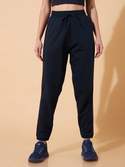 CULT - Women Any Day Anywhere Navy Blue Cotton Joggers