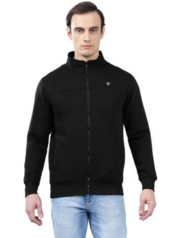 Cantabil - Black Solid Casual Jacket