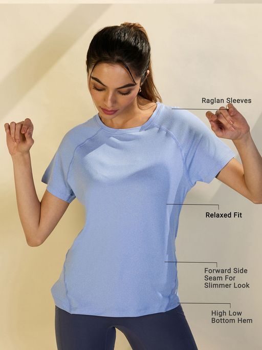 Nykd by Nykaa Sun Protect Tee NYK296 Hydrangea Melange