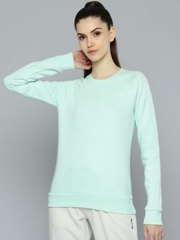 Alcis - Women Green Solid Sweatshirt